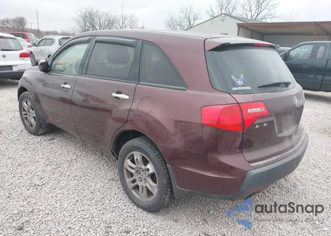 2007 Acura Mdx Technology Package from USA, damaged, VIN 2HNYD28337H526642